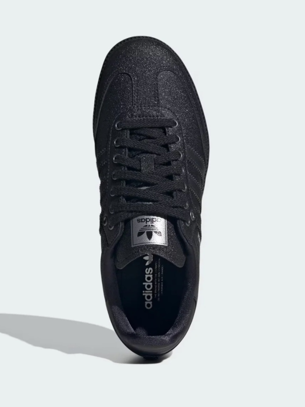 NEW adidas Originals Samba OG Black Core Black Matte Silver, Women's 8.5, NWT